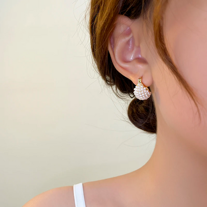 Øreringe med perlecharme og elegance