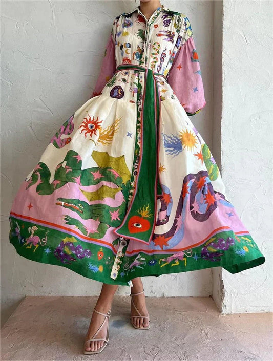 Ida Boho Maxi-kjole